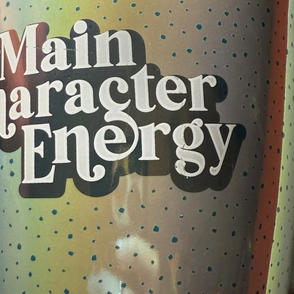 Thyme & Table “Main Character Energy” Iridescent Ceramic NWT‎ Mug Imperfections